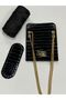 Patent Leather Black Chain Bag Knitting Set - 2