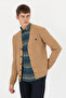 Men's Camel Melange Knit Cardigan 50257856-VR122 - 4