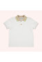 Boy's White Pique T-Shirt - 3