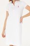 Women's White Knitted Dress 50262672 -Vr013 - 6