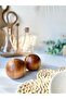 Acacia Ball Salt and Pepper Shakers Set - 2 Pieces - 4