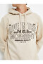 Hooded Sweatshirt Embroidered Detailed Long Sleeve Hoodie - 5