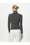 Knitwear Turtleneck Sweater Long Sleeve Corded Cashmere Textured - 4