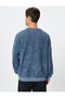 Washable Sweat Crew Neck Tie-Dye Look Long Sleeve Cotton - 4