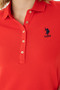 Women's Red Knitted Dress 50262672-Vr030 - 7
