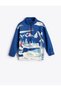 Sweatshirt Ski Printed Stand Collar Long Sleeve Kangaroo Pocket Ribbon - 4