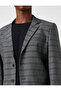 Plaid Blazer Jacket - 5