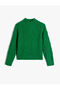 Knitted Sweater Half Turtleneck Long Sleeve
