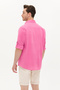 Men's Pink Linen Look Basic Shirt 50254189-Vr041 - 5