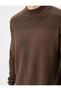 Half Turtleneck Sweater Knitwear Slim Fit Textured - 5