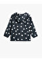 Polka Dot Hooded Coat with Pocket Detail, Cotton Lined that Changes Color in Water - 2
