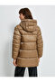 Puffer Jacket with Hooded Zipper Pocket Detail - 4