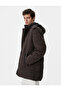 Anorak Coat Hooded Pocket Detailed Zippered - 4
