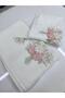 Hazangülü Bouquet Model Mother Daughter Dowry Box Embroidered Towel White - 3