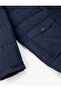 Inflatable Jacket Hooded Label Printed Pocket Detailed Zippered Snap Button - 7