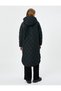Quilted Long Coat Hooded with Pockets - 4