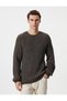 Knitwear Sweater Crew Neck Textured Long Sleeve - 3