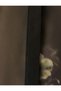 Transparent Shirt with Floral Buttons and Bat Sleeves - 6