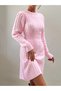 Elastic Waist Skirt, Tippled Dress, Pink - 6