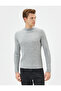 Half Turtleneck Sweater Slim Fit Knitwear Long Sleeve - 3