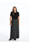 Lcwk Elastic Waist Patterned A-Line Women's Skirt