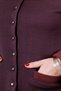 Knitwear Double Color Steel Knit Striped Jacket Short Mother Cardigan - 5