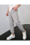 Gray Jogger Opened Fabric Unisex Tracksuit - 3