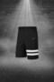Men's Black Fit Comfortable Pocket Crew Neck T-Shirt Shorts Two-Piece Bottom Top Sports Set for Walking (S-3Xl) - 3