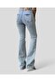 Melina's Spanish High Waist Colorfast Blue Snow Jeans - 2