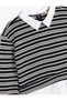 Shirt Detailed Sweatshirt Double Fabric Detailed - 3