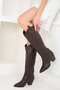 Braune Damenstiefel 19652