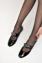 Black Patent Leather Women's Ballerinas 19748 - 2