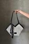 Stella Zippered Women's Shoulder Bag with Scarf Bp-4812O - 4
