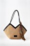 Stella Zippered Women's Shoulder Bag with Scarf Bp-4812O