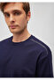 Navy Blue Printed T-shirt - Loose Fit 0612279 -84371 - 5