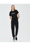 Graphic T-shirt W Short Sleeve Women's Black T-shirt S241212-001 - 4