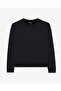 W Essential Crewneck Sweatshirt Women's Black Sweatshirt S242109-001 - 3