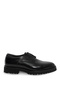 Black Eva Sole 100% Leather Smart Casual Shoes 50277569-Vr046