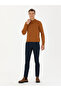 Cinnamon Slim Fit Quarter Turtleneck Knitwear Sweater 50276521-Vr191 - 4