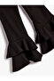 Spanish Leg Trousers Layered Ruffle Detailed Elastic Waist - 3