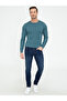 Sax Slim Fit Crew Neck Knitwear Sweater 50240208-Vr045 - 5