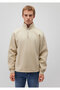 Beige Stand Collar Sweatshirt - 0S10016-70322 - 3