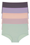 Women's Ribbed Panties 5 Pack Cotton 5460 - 3