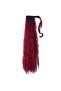 Tied Fluffy Daal Ponytail / Red - 4
