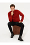 Tile Slim Fit Half Fisherman Knitwear Sweater 50260300-Vr031 - 3