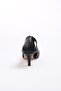 Violetta Black Color Short Heeled Women's Shoes - 8