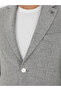 Light Gray Slim Fit Linen Blend Sports Jacket 50284659-Vr001 - 7