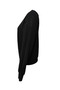 Women's Long Sleeve V-Neck Window Back Lace Detail Thick Ribbed Camisole Blouse - 4