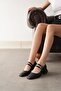 Women's Varuna Low Heeled Shoes - black-patent - 5