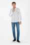 Men's Navy Blue Long Sleeve Shirt 50292089 -Vr033 - 4